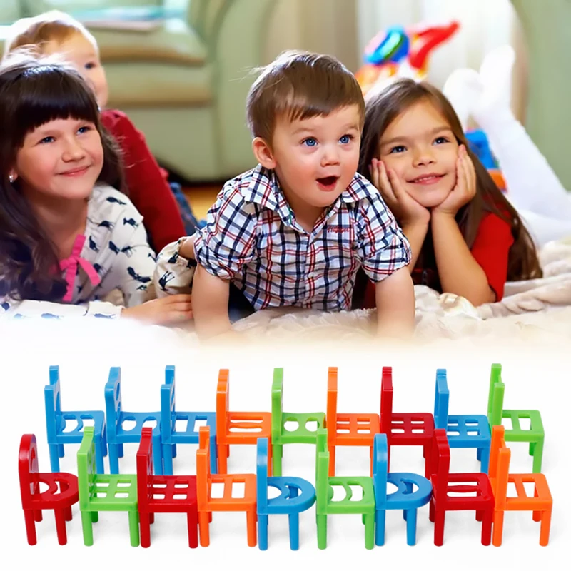 18pcs Mini Kids Toys Chairs Blocks Toy Assembly Blocks Stacking Chairs Kids Educational Family Game Balancing Training Toy
18pcs Mini Kids Toys Chairs Blocks Toy Assembly Blocks Stacking Chairs Kids Educational Family Game Balancing Training Toy