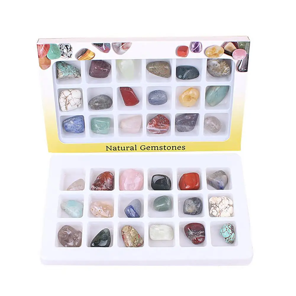 Natural Stone FossilBox Raw Mineral Crystal Fluorite 18 Minerals Mixed Primitive Rock Samples For Home Education Decoration
Natural Stone FossilBox Raw Mineral Crystal Fluorite 18 Minerals Mixed Primitive Rock Samples For Home Education Decoration