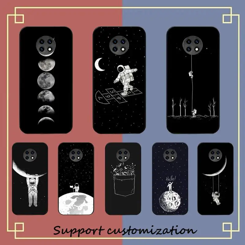 White moon stars space astronaut Phone Case For Xiaomi Redmi Note8A 7 5 Note8pro 8T 9Pro TPU Coque for note6pro Funda Capa
White moon stars space astronaut Phone Case For Xiaomi Redmi Note8A 7 5 Note8pro 8T 9Pro TPU Coque for note6pro Funda Capa