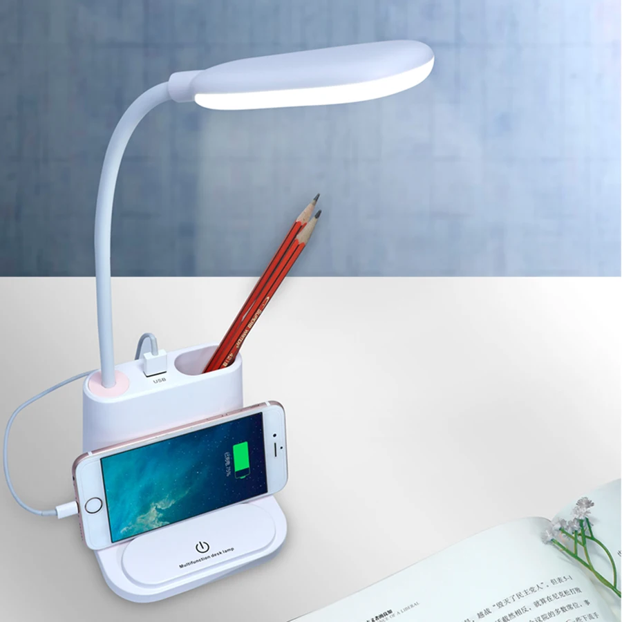 USB Rechargeable LED Desk Lamp Touch Dimming Adjustment Table Lamp for Children Kids Reading Study Bedside Bedroom Living Room
USB Rechargeable LED Desk Lamp Touch Dimming Adjustment Table Lamp for Children Kids Reading Study Bedside Bedroom Living Room