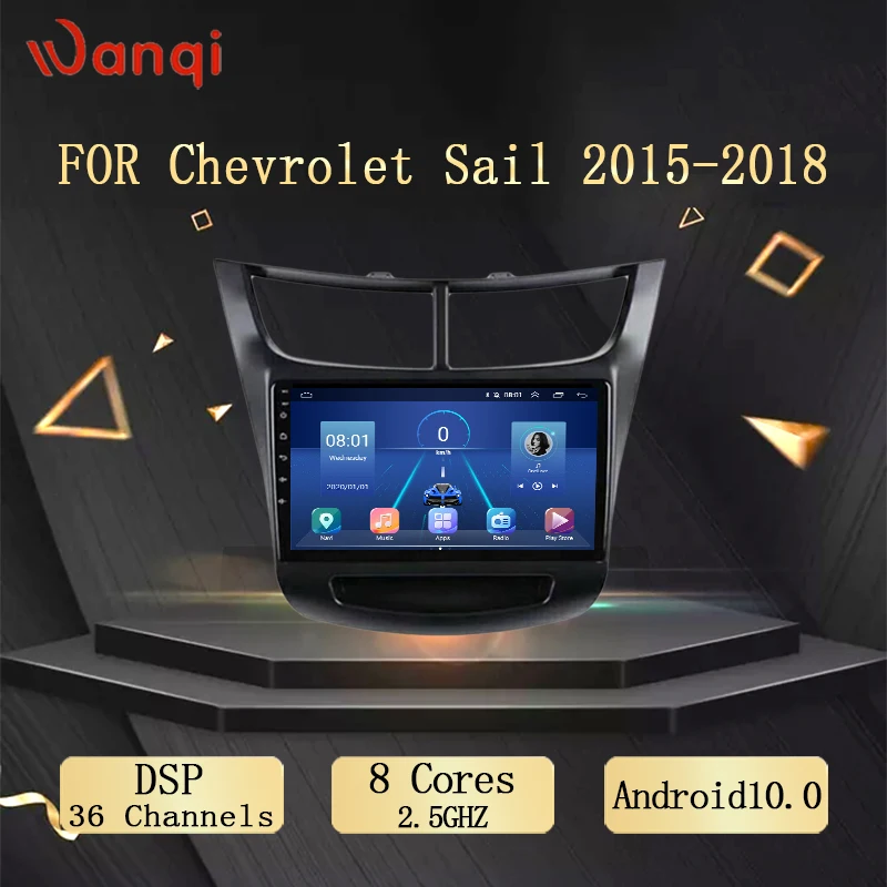 Car Radio 9 Inch Touch Screen Android 10.0 DSP GPS Navigation Multimedia Player for Chevrolet Sail 2015 2016 2017 2018 Headunit
Car Radio 9 Inch Touch Screen Android 10.0 DSP GPS Navigation Multimedia Player for Chevrolet Sail 2015 2016 2017 2018 Headunit