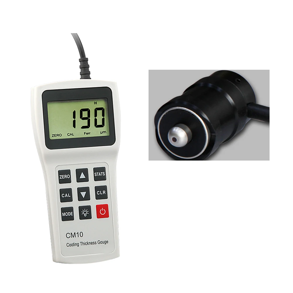 CM10FH digital Coating Thickness Gauge Metal Coating Thickness Tester 
CM10FH digital Coating Thickness Gauge Metal Coating Thickness Tester