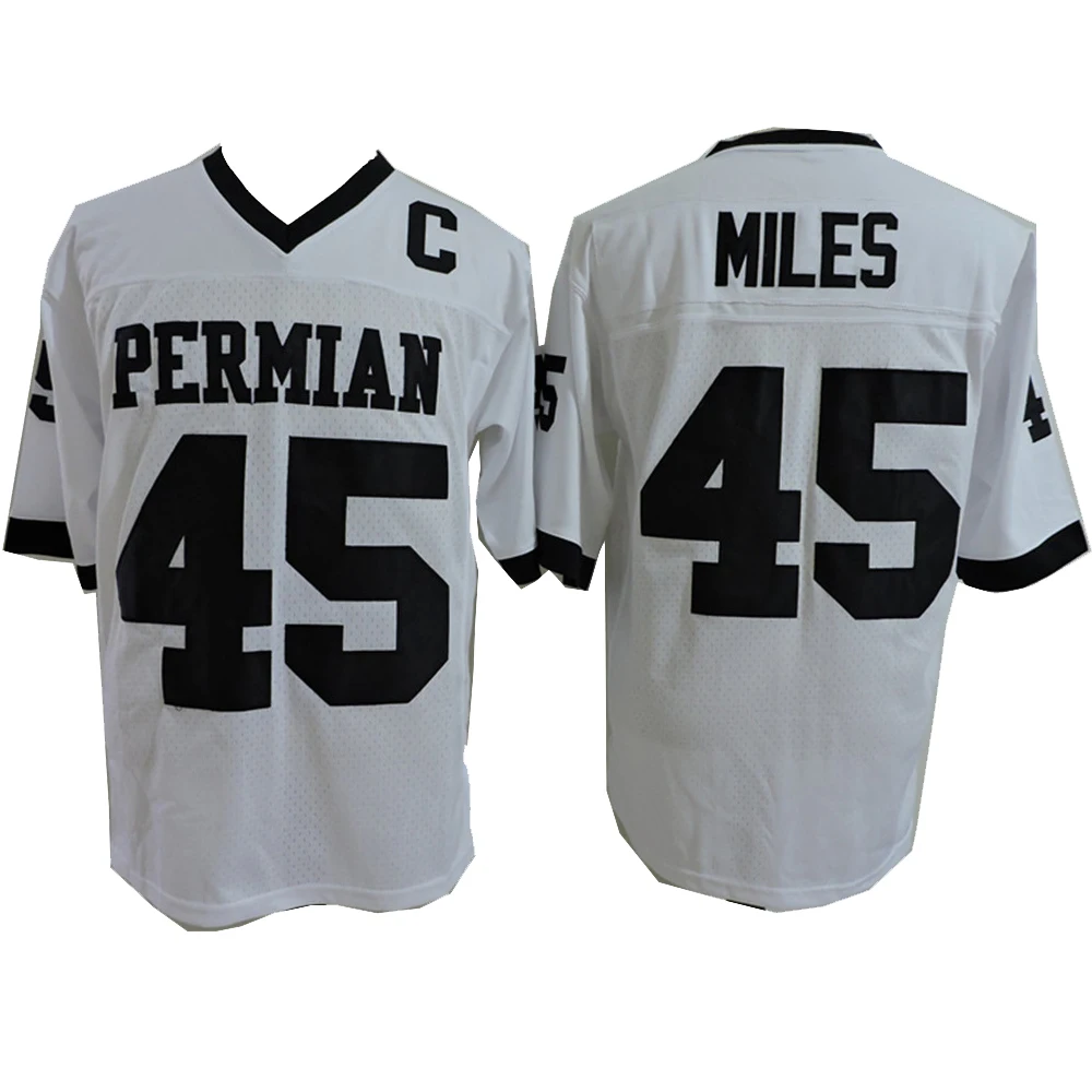 BG American football jersey PERMIAN 45 MILES jerseys Embroidery sewing Outdoor sportswear Hip hop loose BLACK WHITE 2020 new
BG American football jersey PERMIAN 45 MILES jerseys Embroidery sewing Outdoor sportswear Hip hop loose BLACK WHITE 2020 new