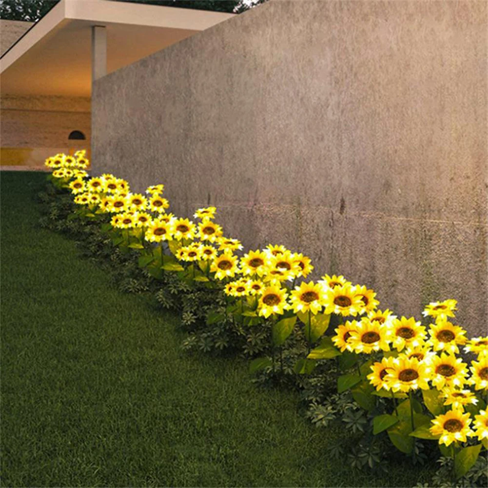2Pcs LED Sunflower Lawn Lamp Waterproof Automatic Charging Solar Powered for Outdoor
2Pcs LED Sunflower Lawn Lamp Waterproof Automatic Charging Solar Powered for Outdoor