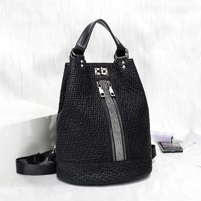 GAGACIA Fashion Sequins Leather Backpack For Women Personality Lock Anti Theft Bagpack For Teenage Girls Black Female Backpacks
GAGACIA Fashion Sequins Leather Backpack For Women Personality Lock Anti Theft Bagpack For Teenage Girls Black Female Backpacks