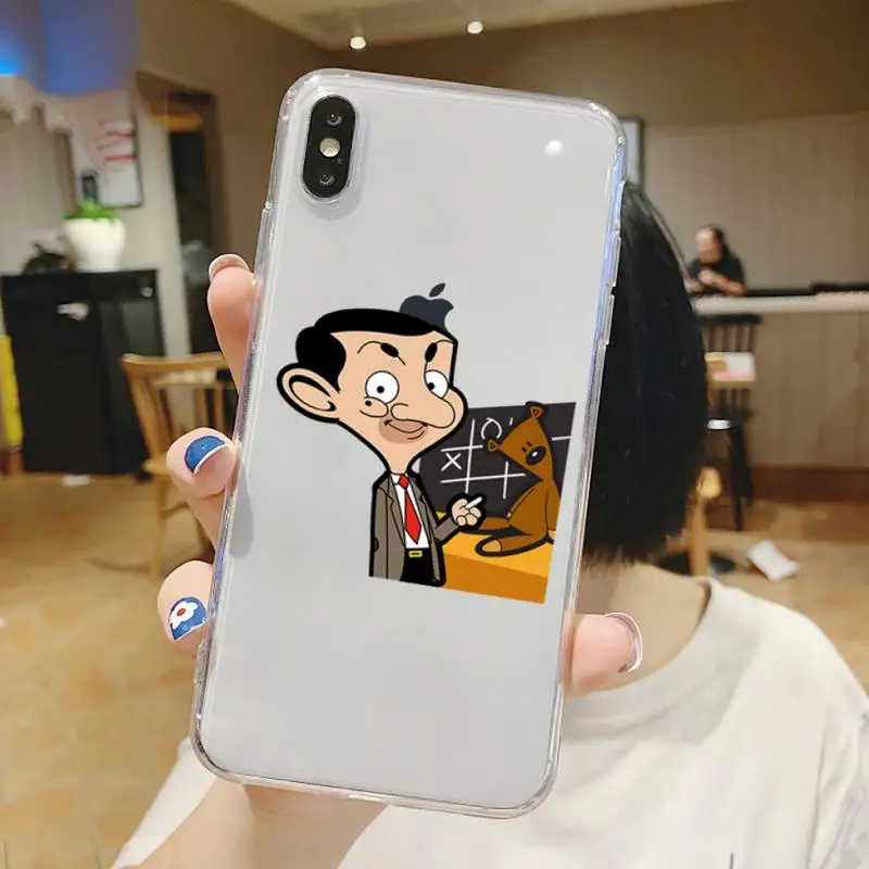Mr Bean Cartoon interesting Phone Case Transparent for iPhone 6 7 8 11 12 s mini pro X XS XR MAX Plus
Mr Bean Cartoon interesting Phone Case Transparent for iPhone 6 7 8 11 12 s mini pro X XS XR MAX Plus