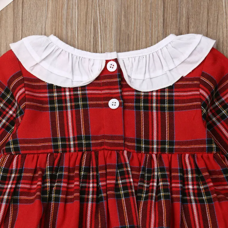 Pudcoco Baby Bodysuit Long Sleeve Plaid Christmas Jumpsuit for Infant Newborn Baby Girl Xmas Party One Piece Ruffles Outfits
Pudcoco Baby Bodysuit Long Sleeve Plaid Christmas Jumpsuit for Infant Newborn Baby Girl Xmas Party One Piece Ruffles Outfits