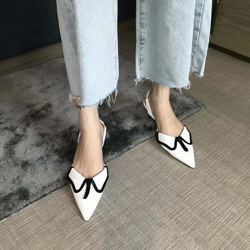 Ladies Muller shoes fall new style strapless slingback all-match sandals pointed toe back strap small heel single shoes slippers
Ladies Muller shoes fall new style strapless slingback all-match sandals pointed toe back strap small heel single shoes slippers