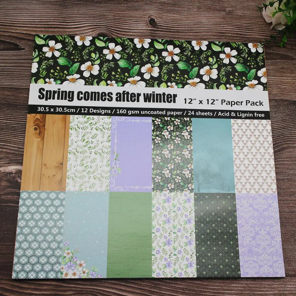 Spring comes after winter single-sided pattern flower series kraft paper background paper, DIY scrapbook paper craft decoration
Spring comes after winter single-sided pattern flower series kraft paper background paper, DIY scrapbook paper craft decoration