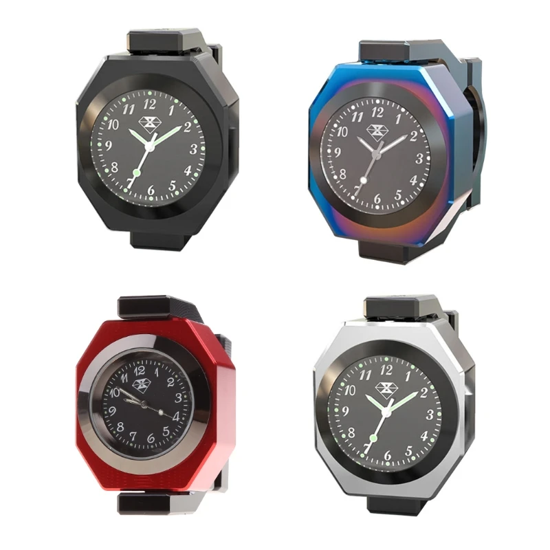 Universal Reversible Aluminum Alloy 4Color 7/8inch 1inch Motorcycle Luminous Handlebar Mount Clock Watch+Thermometer
Universal Reversible Aluminum Alloy 4Color 7/8inch 1inch Motorcycle Luminous Handlebar Mount Clock Watch+Thermometer