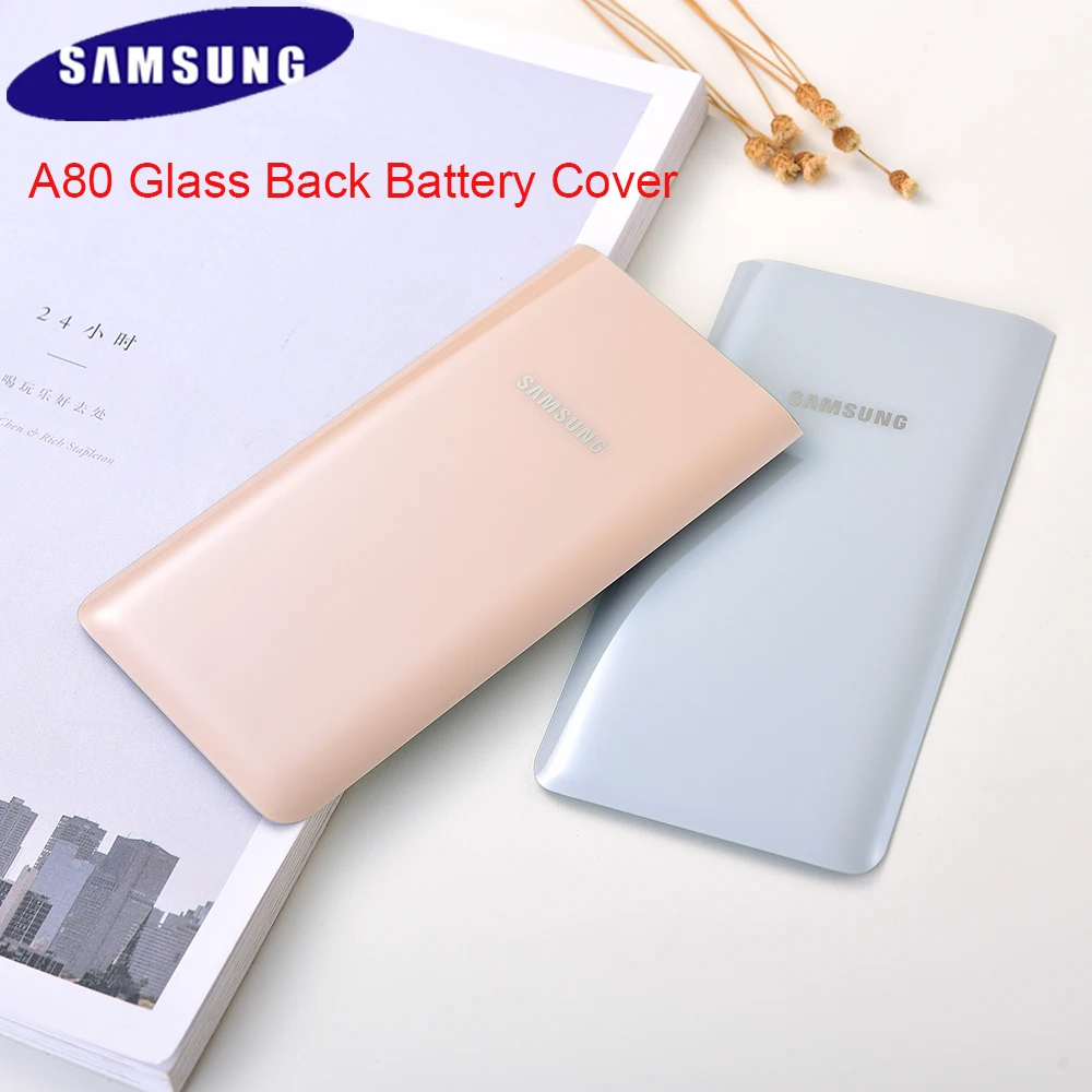 Оригинальная задняя крышка корпуса Samsung Galaxy A80 A805 SM-A8050 стеклянная батарейка запасные части для SASMUNG A 80 & Logo
Оригинальная задняя крышка корпуса Samsung Galaxy A80 A805 SM-A8050 стеклянная батарейка запасные части для SASMUNG A 80 & Logo