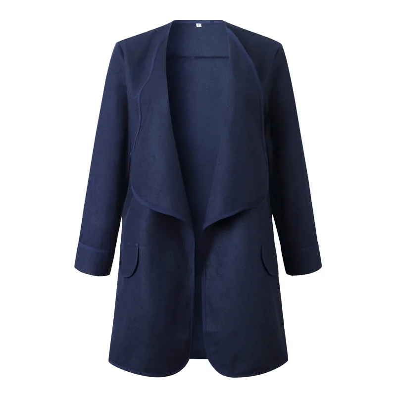 Turn-down Collar Outwear Jacket New Thin Wool Blend Coat Women Long Sleeve Casual Autumn Winter Elegant Overcoat
Turn-down Collar Outwear Jacket New Thin Wool Blend Coat Women Long Sleeve Casual Autumn Winter Elegant Overcoat