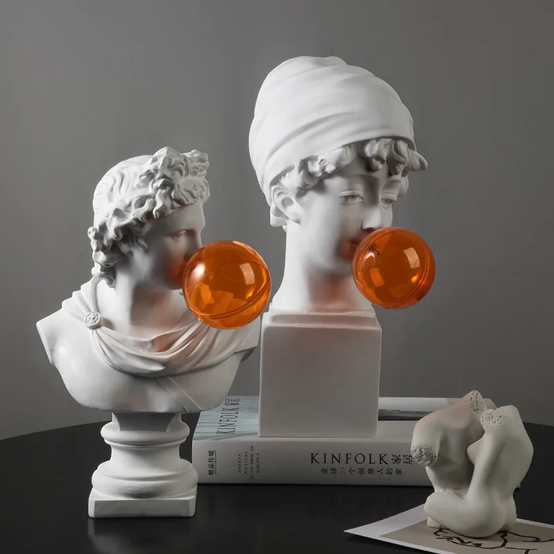 David Head Portraits David Statue Sculpture Home Decor Craft Sketch Practice Decoration Home accessories
David Head Portraits David Statue Sculpture Home Decor Craft Sketch Practice Decoration Home accessories
