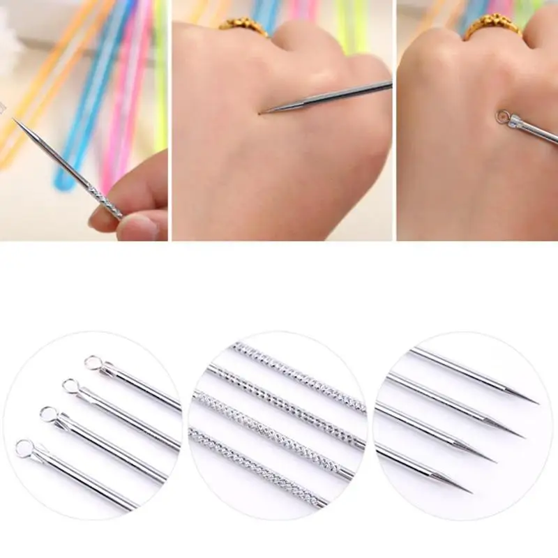 4 pcs Face Skin Care Tools Needles Steel Acne Removal Needles Pimple Blackhead Pore Cleaner Beauty Tool
4 pcs Face Skin Care Tools Needles Steel Acne Removal Needles Pimple Blackhead Pore Cleaner Beauty Tool