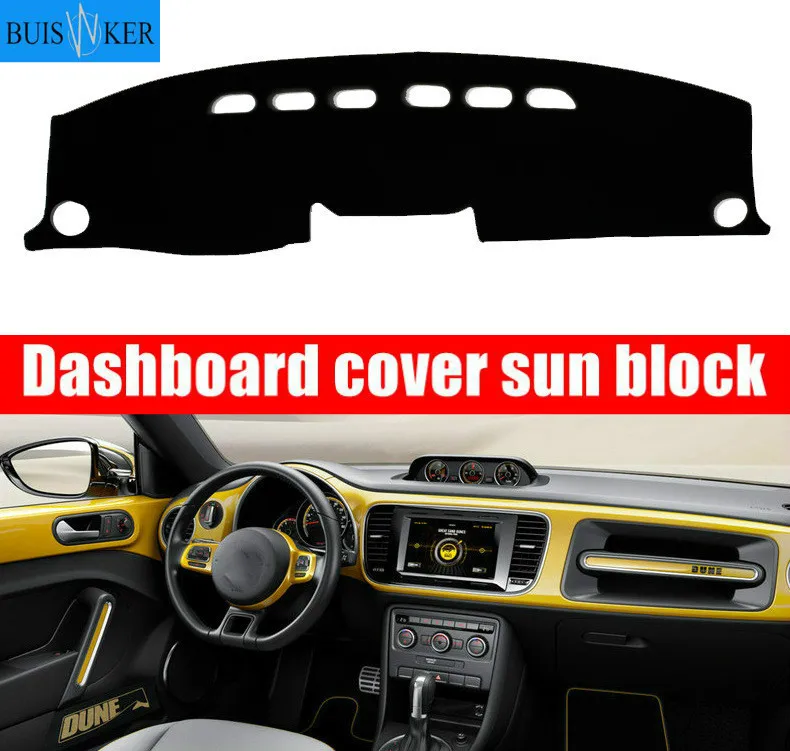 Car Dashboard Cover Mat Pad Dash Sun Shade Instrument Carpet Accessories For Volkswagen VW Beetle 2012 2013 2014 2015 2016 2017
Car Dashboard Cover Mat Pad Dash Sun Shade Instrument Carpet Accessories For Volkswagen VW Beetle 2012 2013 2014 2015 2016 2017