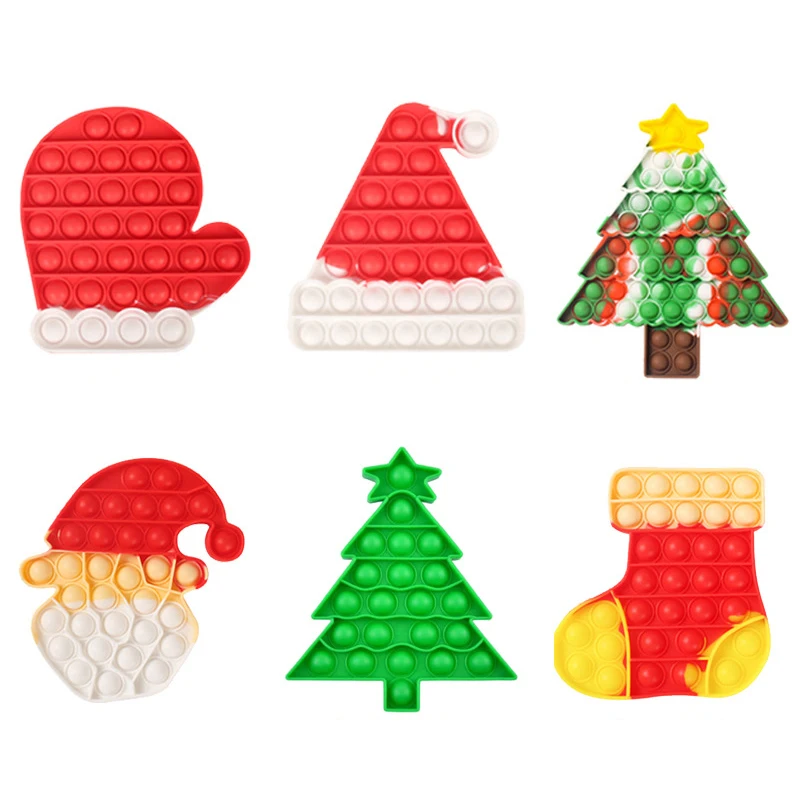 Pop It Christmas Trees Fidget Reliver Stress Toys Rainbow Santa Claus Push It Bubble Antistress Toys Adult Children Sensory Toys
Pop It Christmas Trees Fidget Reliver Stress Toys Rainbow Santa Claus Push It Bubble Antistress Toys Adult Children Sensory Toys