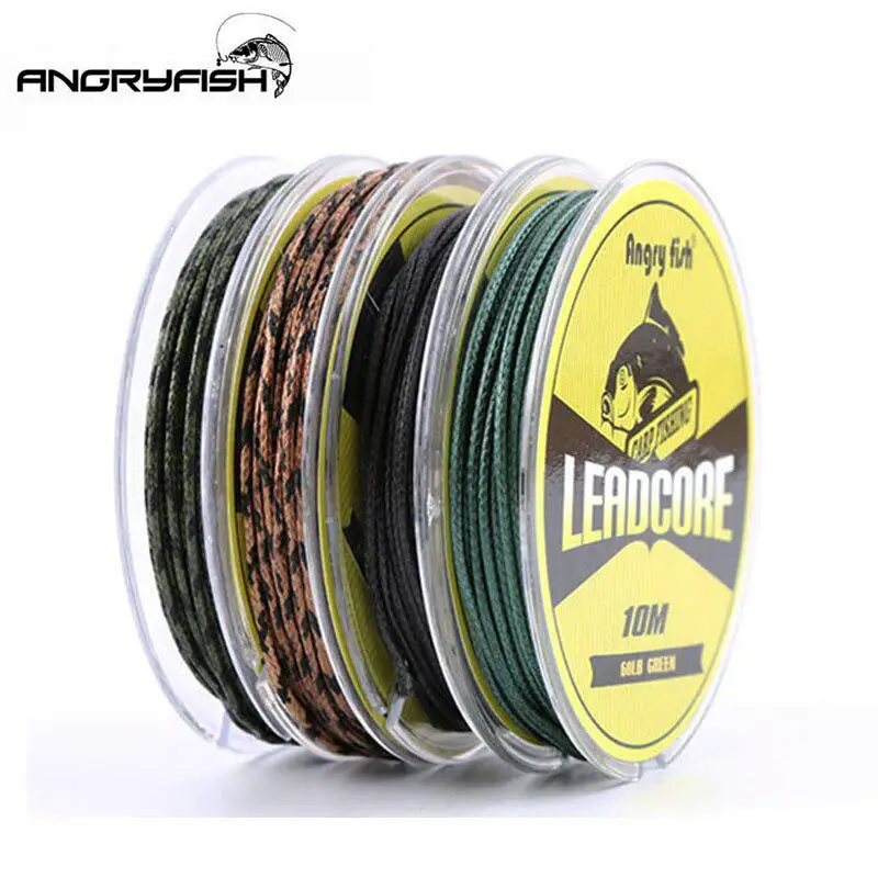 ANGRYFISH 10M Lead Core Carp Fishing Braid Line 25lb/ 35lb / 45lb / 60lb Making Sinking Braided Line Fishing Accessories
ANGRYFISH 10M Lead Core Carp Fishing Braid Line 25lb/ 35lb / 45lb / 60lb Making Sinking Braided Line Fishing Accessories