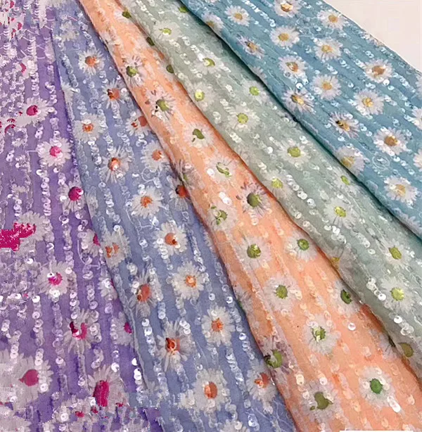 beautiful flowers silk chiffon lace fabric with sequins 5yards african silk chiffon lace fabric for lady wedding NXAP093
beautiful flowers silk chiffon lace fabric with sequins 5yards african silk chiffon lace fabric for lady wedding NXAP093