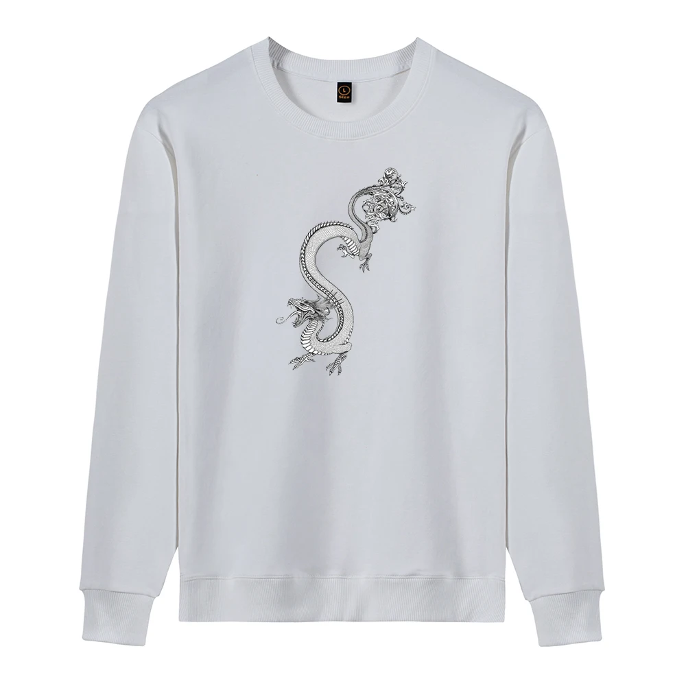 Chinese Style Dragon Cool Sweatshirts Women Fashion Casual Hoodies 2021 New Spring Loose Pullover Simple Print Womens Sweatshirt
Chinese Style Dragon Cool Sweatshirts Women Fashion Casual Hoodies 2021 New Spring Loose Pullover Simple Print Womens Sweatshirt