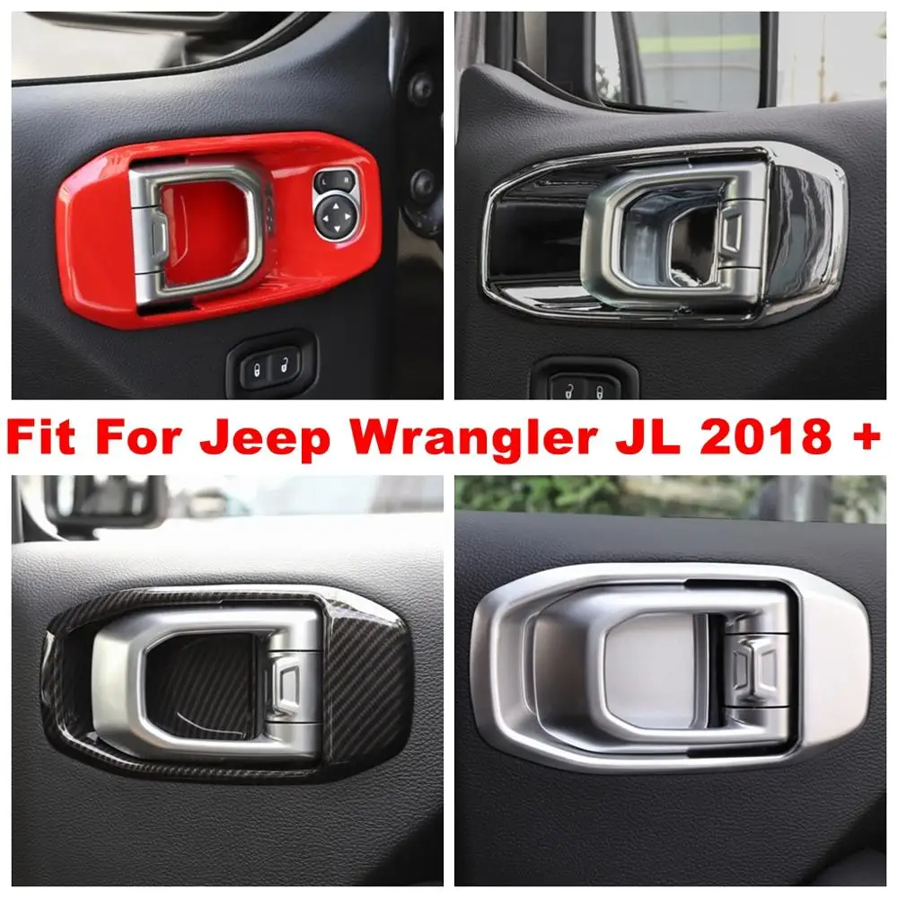 Внутренняя ручка дверной ручки автомобиля, ручная застежка, крышка чаши, Накладка для Jeep Wrangler JL 2018 - 2022 ABS, аксессуары для интерьера
Внутренняя ручка дверной ручки автомобиля, ручная застежка, крышка чаши, Накладка для Jeep Wrangler JL 2018 - 2022 ABS, аксессуары для интерьера