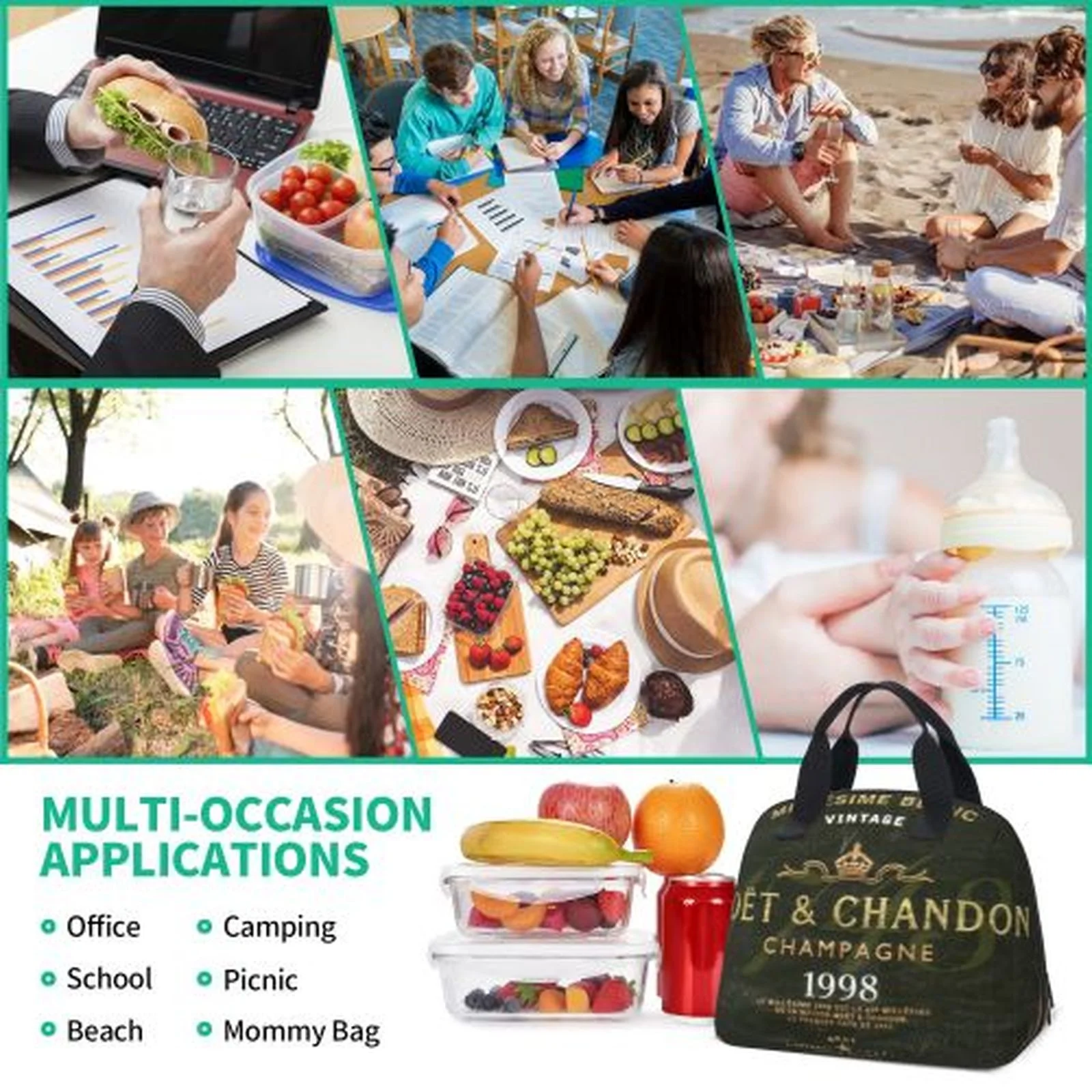Moet Clicquot Fashion Shell Lunch Bag Lunch Bag Insulation Bag Multi-purpose Keep Warm and Cold_dyj08
Moet Clicquot Fashion Shell Lunch Bag Lunch Bag Insulation Bag Multi-purpose Keep Warm and Cold_dyj08
