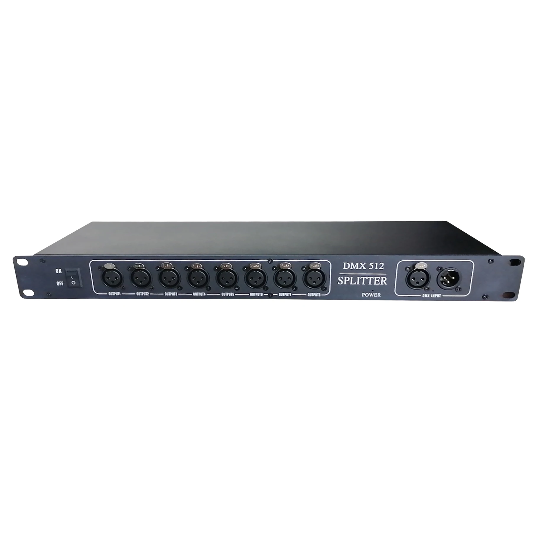 8 Routes DMX512 Splitter,1 DMX In 8 DMX Out, DMX Signal Amplifier Splitter for Stage Lighting,AC 90V~240V
8 Routes DMX512 Splitter,1 DMX In 8 DMX Out, DMX Signal Amplifier Splitter for Stage Lighting,AC 90V~240V