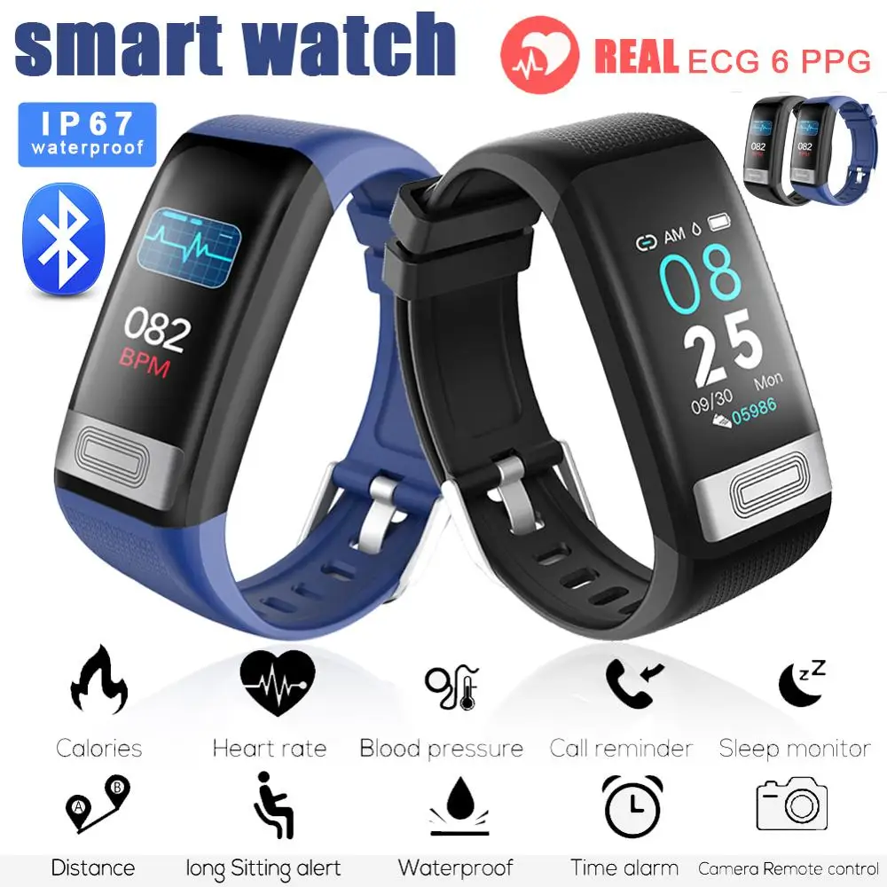 Smart Watch BT4.0 Health Tracker 1.14" Heart Rate Monitor Alarm Clock Message Reminder Sleep Monitor for Android iOS
Smart Watch BT4.0 Health Tracker 1.14" Heart Rate Monitor Alarm Clock Message Reminder Sleep Monitor for Android iOS