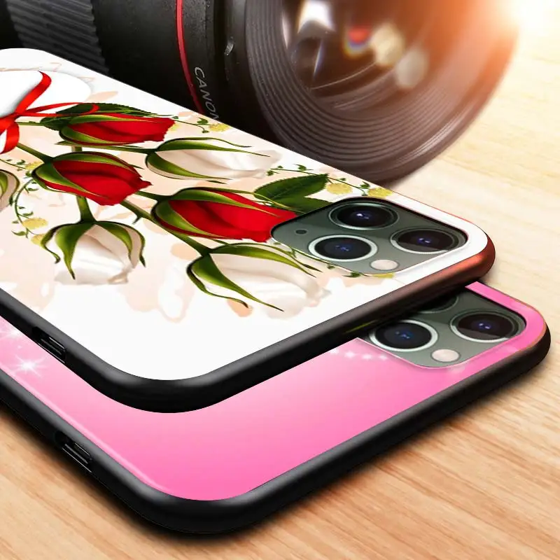 Red Flower Butterfly For Apple iPhone 12 Pro Max Mini 11 Pro XS Max X XR 6S 6 7 8 Plus 5S SE2020 Black Phone Case
Red Flower Butterfly For Apple iPhone 12 Pro Max Mini 11 Pro XS Max X XR 6S 6 7 8 Plus 5S SE2020 Black Phone Case