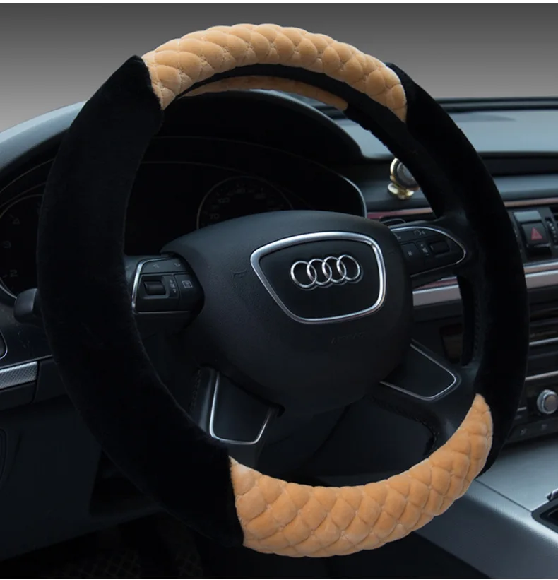 Car Steering Wheel Cover for Winter ,Plush l Cover 37-38CM (99% models are suitable for M size) , warm your hands in winter
Car Steering Wheel Cover for Winter ,Plush l Cover 37-38CM (99% models are suitable for M size) , warm your hands in winter