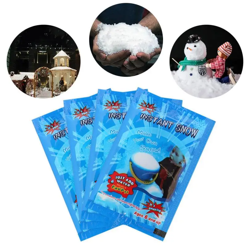 5/10pcs Artificial Snow Fake Instant Fluffy Snow Festival Party Decorations Artificial Snowflakes For Christmas Wedding Hot
5/10pcs Artificial Snow Fake Instant Fluffy Snow Festival Party Decorations Artificial Snowflakes For Christmas Wedding Hot