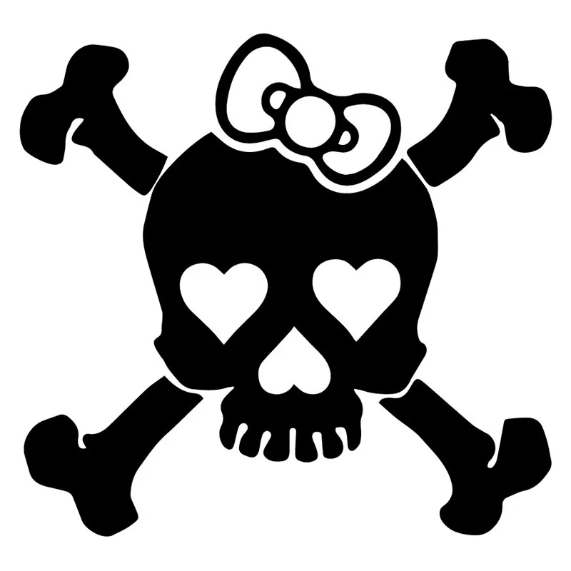 Creative Crossbones Skull Girl Fashion Car Stickers PVC High Quality Bumper Body Window Decoration Sunscreen Beautiful Decals
Creative Crossbones Skull Girl Fashion Car Stickers PVC High Quality Bumper Body Window Decoration Sunscreen Beautiful Decals