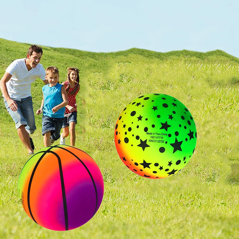 3 Pcs Rainbow Inflatable Ball Football Rubber Ball Play Early Education Indoor Outdoor Game Soccers Pool Beach Playground
3 Pcs Rainbow Inflatable Ball Football Rubber Ball Play Early Education Indoor Outdoor Game Soccers Pool Beach Playground