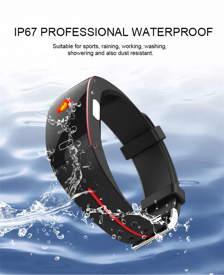 Slimy P3 Plus Smart Wristband ECG+PPG Measurement Dynamic Heart Rate Monitor Smart Band USB Charge Fitness Tracker Color Screen
Slimy P3 Plus Smart Wristband ECG+PPG Measurement Dynamic Heart Rate Monitor Smart Band USB Charge Fitness Tracker Color Screen