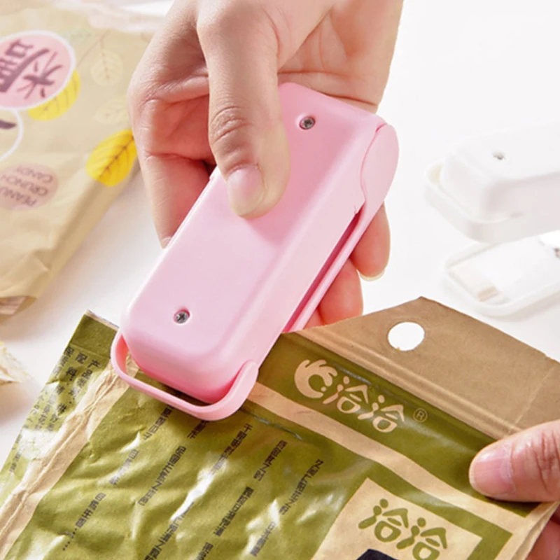 New Mini Sealer Machine Bag Clips Portable Heat Sealing Seal Plastic Snack Packing Sealer Food Preservation Home Kitchen Storage
New Mini Sealer Machine Bag Clips Portable Heat Sealing Seal Plastic Snack Packing Sealer Food Preservation Home Kitchen Storage