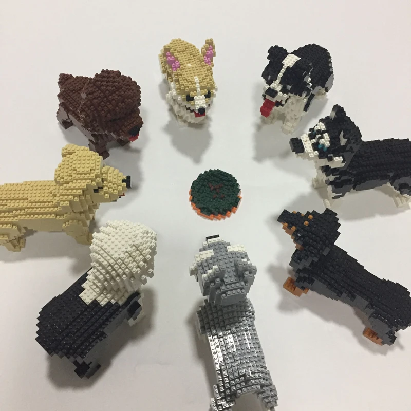 Строительная звезда для питомца Тедди Шнауцер такса Хаски корги колли собака 3D