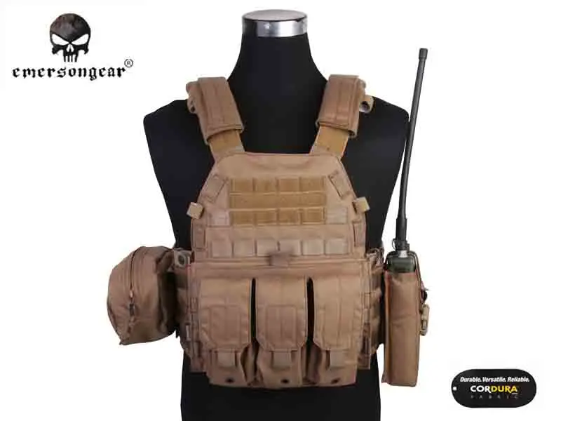Emersongear LBT6094A Style Tactical Vest With 3 Pouch Airsoft Military Combat Vest Coyote Brown EM7440
Emersongear LBT6094A Style Tactical Vest With 3 Pouch Airsoft Military Combat Vest Coyote Brown EM7440