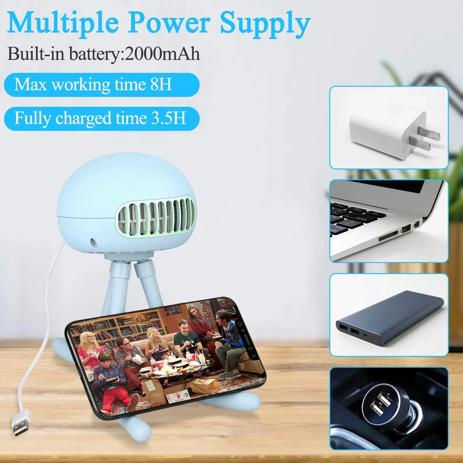 Mini USB Portable Fan Bladeless Neck Rechargeable Silent Outdoor stroller Fans xiaomi Ventilador Portatil Abanicos Fold Cooling
Mini USB Portable Fan Bladeless Neck Rechargeable Silent Outdoor stroller Fans xiaomi Ventilador Portatil Abanicos Fold Cooling