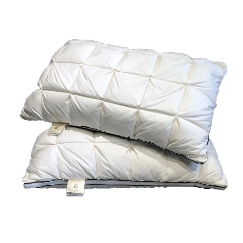 

Peter Khanun 48*74cm Luxury 3D Style Rectangle White Goose/Duck Down Feather Bedding Pillows Down-Proof 100% Cotton Shell 038