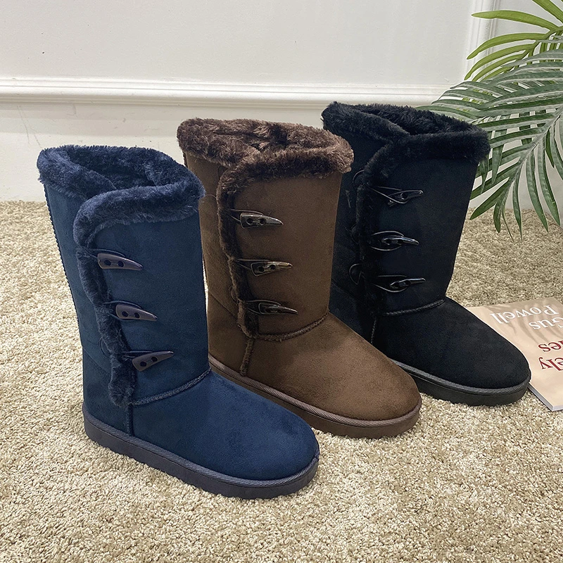 Winter Women Boots Platform Shoes Keep Warm Mid-Calf Snow Boots Ladies Lace-up Comfortable Quality Waterproof Chaussures Femme
Winter Women Boots Platform Shoes Keep Warm Mid-Calf Snow Boots Ladies Lace-up Comfortable Quality Waterproof Chaussures Femme
