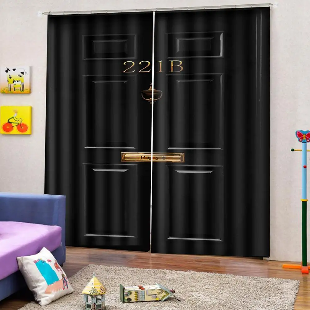 Black curtains blackout curtains 3D Window Curtain Luxury Blackout For Living Room 
Black curtains blackout curtains 3D Window Curtain Luxury Blackout For Living Room