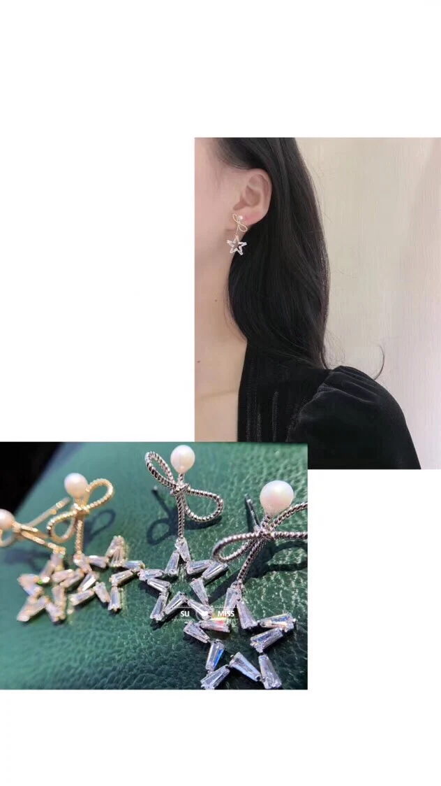 Free Shipping New Fashion Bowknot and Star Design Studs Best Selling Simple Popular Gold Stars Earrings Jewelry Wholesale
Free Shipping New Fashion Bowknot and Star Design Studs Best Selling Simple Popular Gold Stars Earrings Jewelry Wholesale