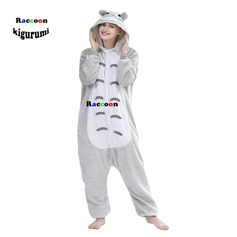 Raccoon Kigurumi Cartoon Totoro One-Piece Pijama Women Men Suit Boydsuit Animal Onesie For Adults Couple Pajama Overalls Boysuit
Raccoon Kigurumi Cartoon Totoro One-Piece Pijama Women Men Suit Boydsuit Animal Onesie For Adults Couple Pajama Overalls Boysuit