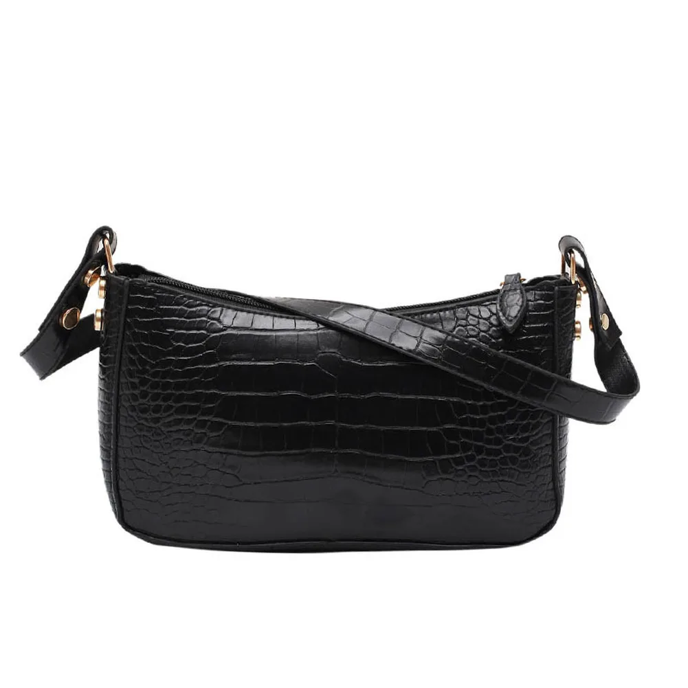 Fashion Crocodile Pattern Baguette Bags PU Leather Shoulder Bags for Women 2020 Elegant Design Luxury Hand Bag Female Travel
Fashion Crocodile Pattern Baguette Bags PU Leather Shoulder Bags for Women 2020 Elegant Design Luxury Hand Bag Female Travel