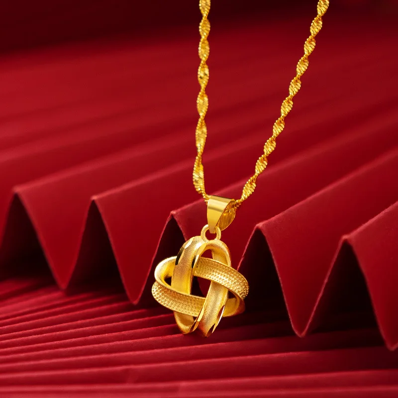 Real 18K Gold Pendant Necklace Chinese Knot Trendy Leaf Design Solid 999 Chain for Women Fine Jewelry Gifts
Real 18K Gold Pendant Necklace Chinese Knot Trendy Leaf Design Solid 999 Chain for Women Fine Jewelry Gifts