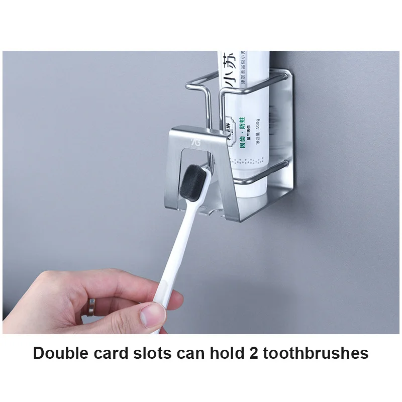 Stainless Steel Toothbrush Cup Holder Wall-mounted Suction Toothbrush Mouthwash Single Cup Holder Bathroom Accessories 
Stainless Steel Toothbrush Cup Holder Wall-mounted Suction Toothbrush Mouthwash Single Cup Holder Bathroom Accessories