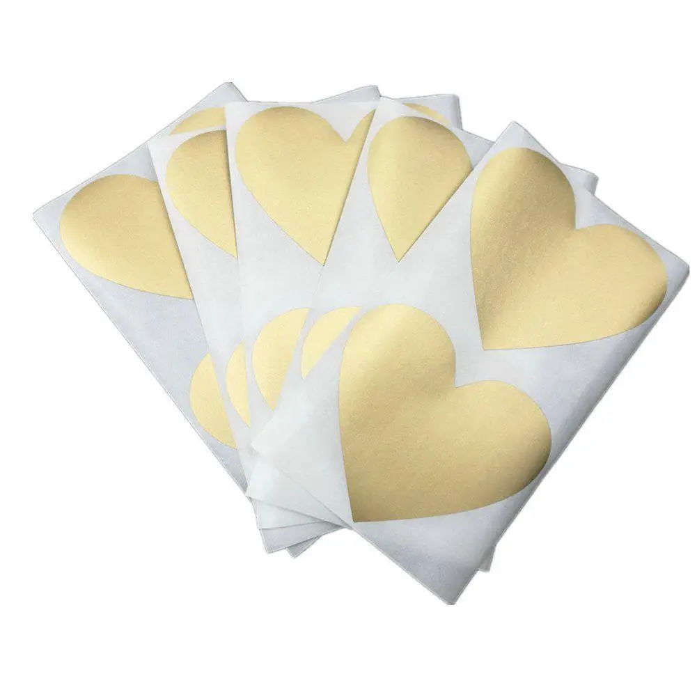 50pcs 60 * 70mm Golden Heart shape Scratch Off Stickers Creative Message Hide Postcard For Package wedding decoration sticker
50pcs 60 * 70mm Golden Heart shape Scratch Off Stickers Creative Message Hide Postcard For Package wedding decoration sticker