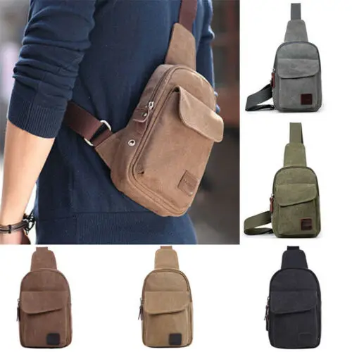 New Fashion Men's Canvas Satchel Sling Shoulder Bag Travel Outdoor Hiking Backpack 5 Colors
New Fashion Men's Canvas Satchel Sling Shoulder Bag Travel Outdoor Hiking Backpack 5 Colors