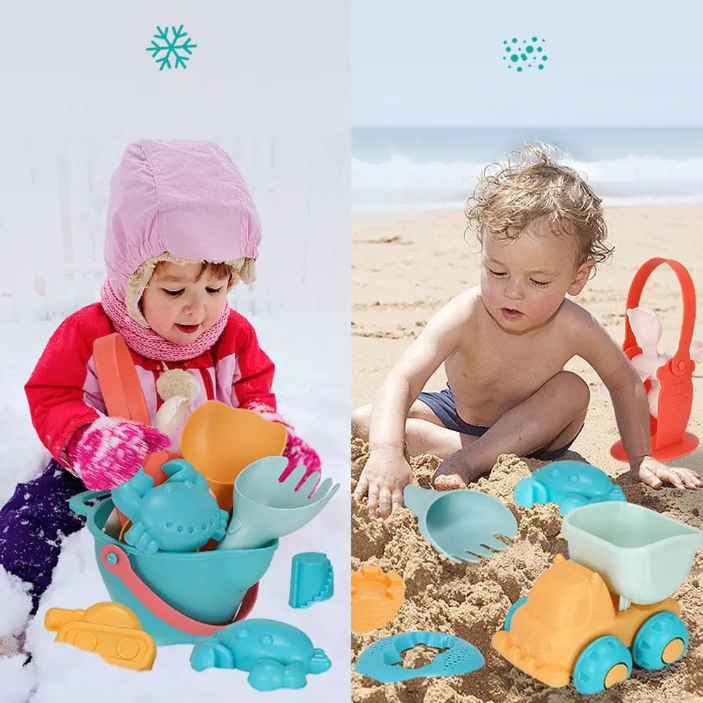 Baby Beach Game Toy Children Sandbox Toys Silicone Soft For Beach Cart Toys Beach Sand Sand Water Set Kit
Baby Beach Game Toy Children Sandbox Toys Silicone Soft For Beach Cart Toys Beach Sand Sand Water Set Kit
