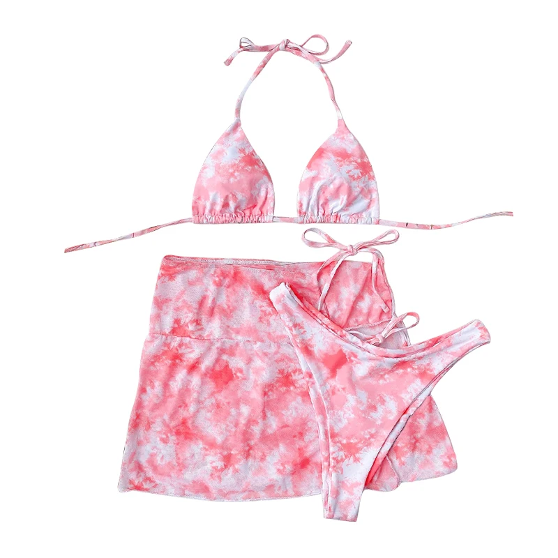 Irisapparels Bikini Tie Dye 2020 New Ladies Split Bathing Suit Swimwear Women Off Shoulder 3 Piece Swimsuit
Irisapparels Bikini Tie Dye 2020 New Ladies Split Bathing Suit Swimwear Women Off Shoulder 3 Piece Swimsuit