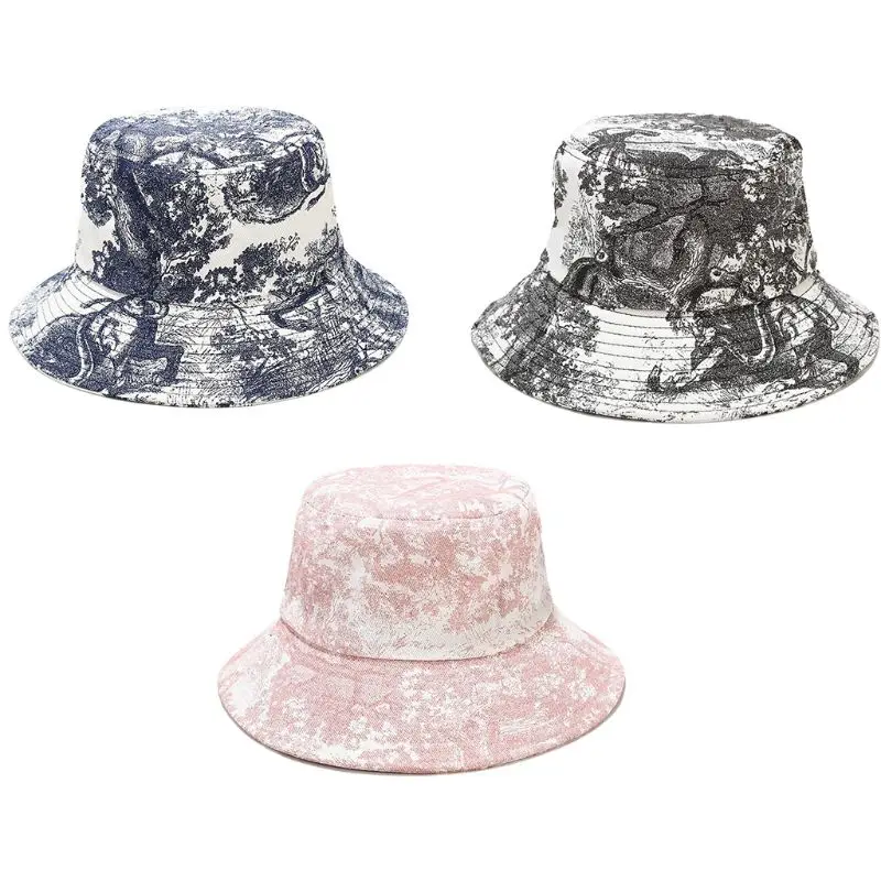 Unisex Chinese Ink Painting Vintage Bucket Hat Tie-Dye Printed Outdoor Sunscreen Harajuku Hip Hop Summer Fisherman Cap
Unisex Chinese Ink Painting Vintage Bucket Hat Tie-Dye Printed Outdoor Sunscreen Harajuku Hip Hop Summer Fisherman Cap